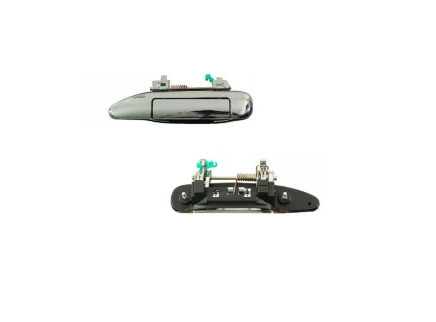 Maner usa exterior usa fata NISSAN PATROL (Y61/GY61), 1997-2009; PRIMERA (P11), 07.1996-2002, partea stanga, cromat, cu garnitura,