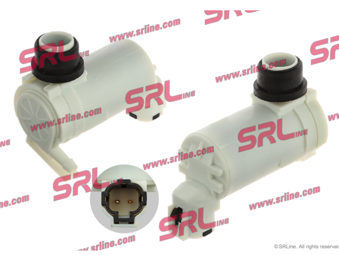 Pompa spalator INFINITI FX (S50), FX/QX70 (S51), 350Z (Z33); NISSAN Almera, Navara/Frontier (D40), Pathfinder (R51), Patrol (Y61/GY61), Pickup (D22), Sunny; X-Trail (T30) , SRLine, Pompa mono,