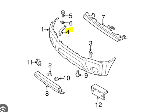 Suport bara fata NISSAN XTERRA (N50), 04.2004-12.2015, partea dreapta,