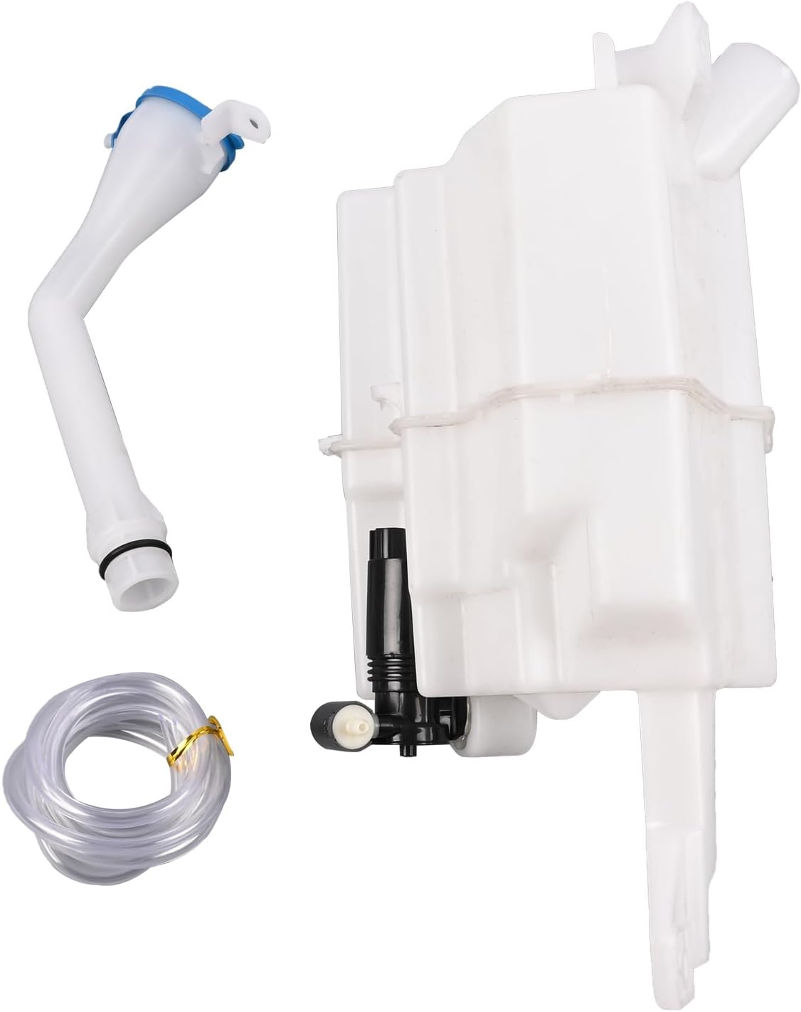 Rezervor spalator parbriz NISSAN QASHQAI/ROGUE SPORT (J11), 05.2017-, fara senzor nivel lichid, modele fara spalator faruri, Gat de umplere cu cap,