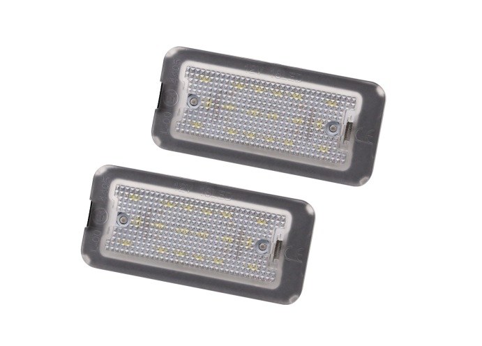 Set 2 buc lampa numar spate ABARTH 595/695, 07.2015-07.2024; FIAT 500 (312), 03.2007-08.2015; 500, 07.2015-, partea stanga, LED; TUNING,