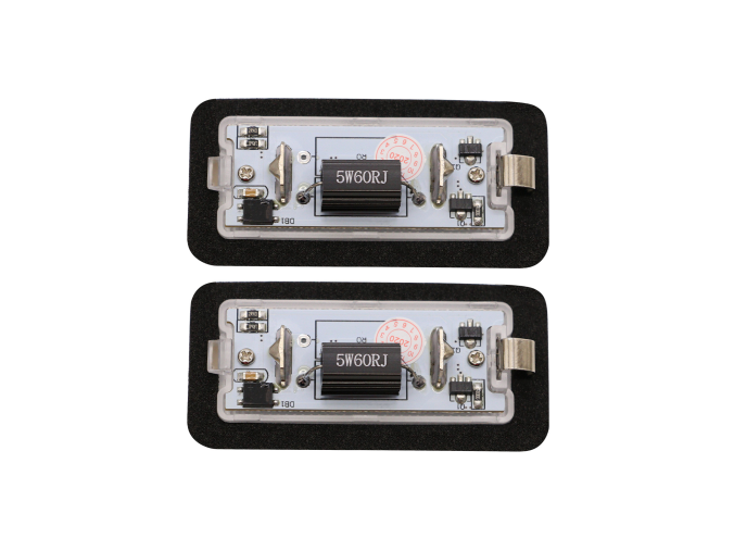 Set 2 buc lampa numar spate ABARTH 595/695, 07.2015-07.2024; FIAT 500 (312), 03.2007-08.2015; 500, 07.2015-, partea stanga, LED; TUNING,