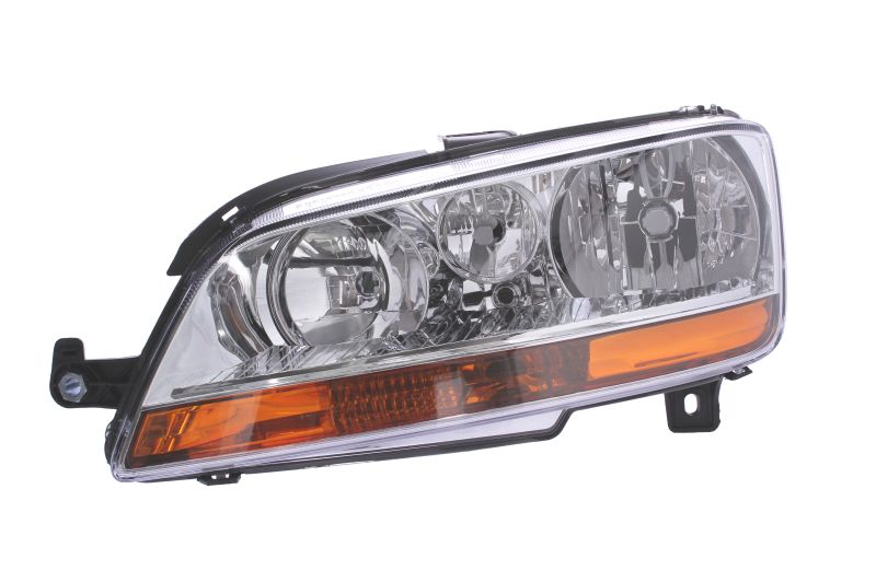 Far FIAT IDEA (350), 01.2004-12.2005; MULTIPLA (186), 01.2005-12.2005, partea stanga, DEPO, cu fata fog lamp; H1+H1+H7+W5W; electrical; semnalizare portocalie; cu motor; halogen,