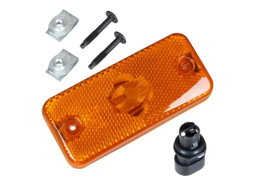 Lampa semnalizare fata/spate CITROEN Jumper (250), Fiat Ducato, Iveco Daily, Peugeot Boxer (250) -, stanga=dreapta, MARS, cu oval connector; screw mounting; Latime: 110 mm; inaltime: 50 mm; Adancime: 20 mm; W5W; portocaliu; cu soclu bec,