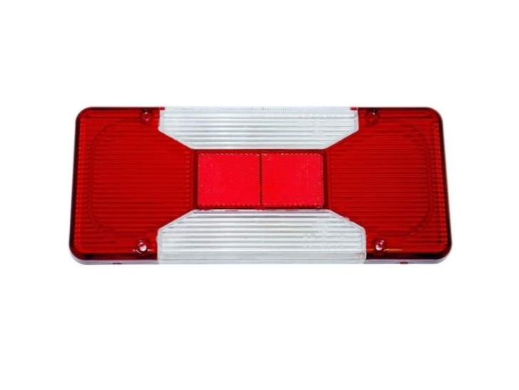 Dispersor lampa spate IVECO DAILY, 05.2006-2014; DAILY, 07.2014-, partea stanga=dreapta, lentila plastic, model : versiune box/furgon,