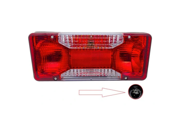 Lampa spate FIAT DOBLO (152/263), 01.2010-12.2014; DOBLO (263), 01.2015-; IVECO DAILY, 05.2006-2014; DAILY, 07.2014-, partea dreapta, AMP mufa; tip bec P21/5W,
