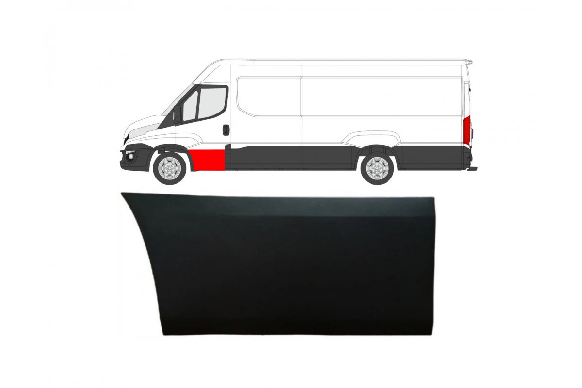 Bandou usa IVECO DAILY, 07.2014-, partea stanga, usa fata,