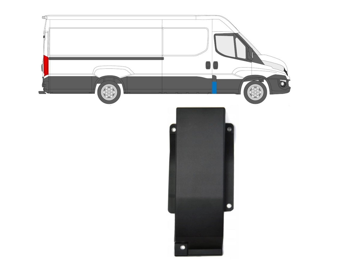 Bandou stalp IVECO DAILY, 07.2014-, partea dreapta,