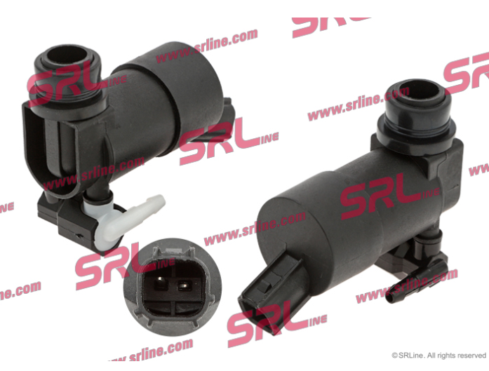 Pompa spalator FORD Focus 2, C-Max, Galaxy 2006-2015, Kuga 2008-2013, Mondeo 2003-2015, S-Max, Volvo S40/V50 2003-2012; V70 2000-2016; XC70 2000-2007; XC90 2002-, SRLine, Pompa duala,