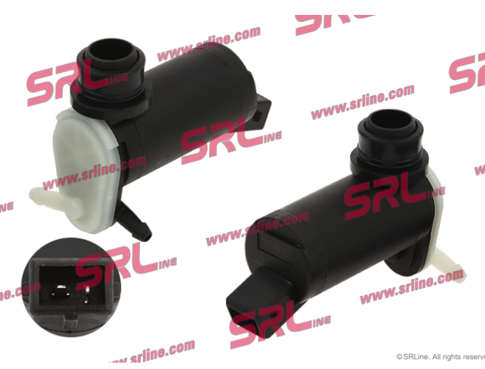 Pompa spalator fata+spate FORD Escort, Fiesta 1995-2008; Focus 1 1998-2004, Fusion 2002-2012, Ka 1996-2008, Mondeo 1993-, Puma Scorpio Sierra Transit 1994-2006, Transit Connect 2002-2014; Mazda 121, SRLine, Pompa duala,