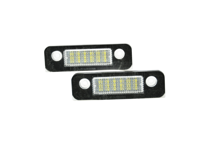 Set 2 buc lampa numar FIAT 124 SPIDER, 11.66-12.85, Ford FIESTA (JHS), 01.2002-2008; FUSION (JUS), 08.2002-2012; MONDEO, 09.1996-11.2000, partea stanga=dreapta, LED; TUNING,