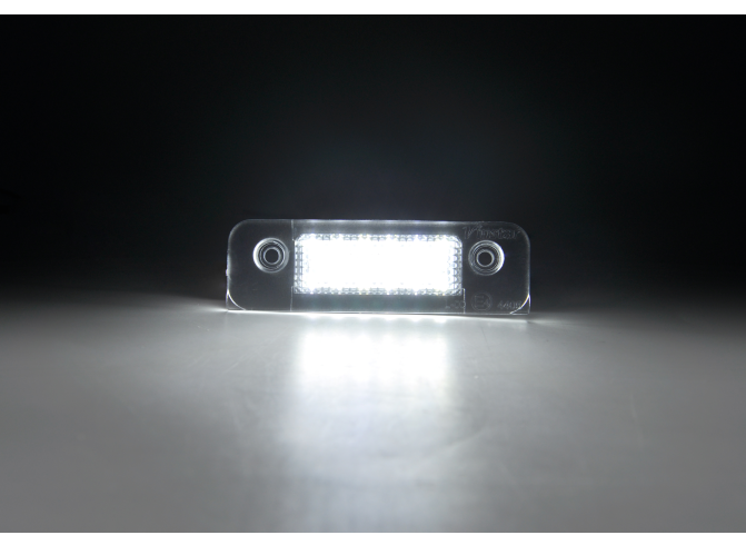 Set 2 buc lampa numar FORD FIESTA (JHS), 01.2002-2008; FUSION (JUS), 08.2002-2012; MONDEO, 09.1996-11.2000, partea stanga=dreapta, LED; TUNING,