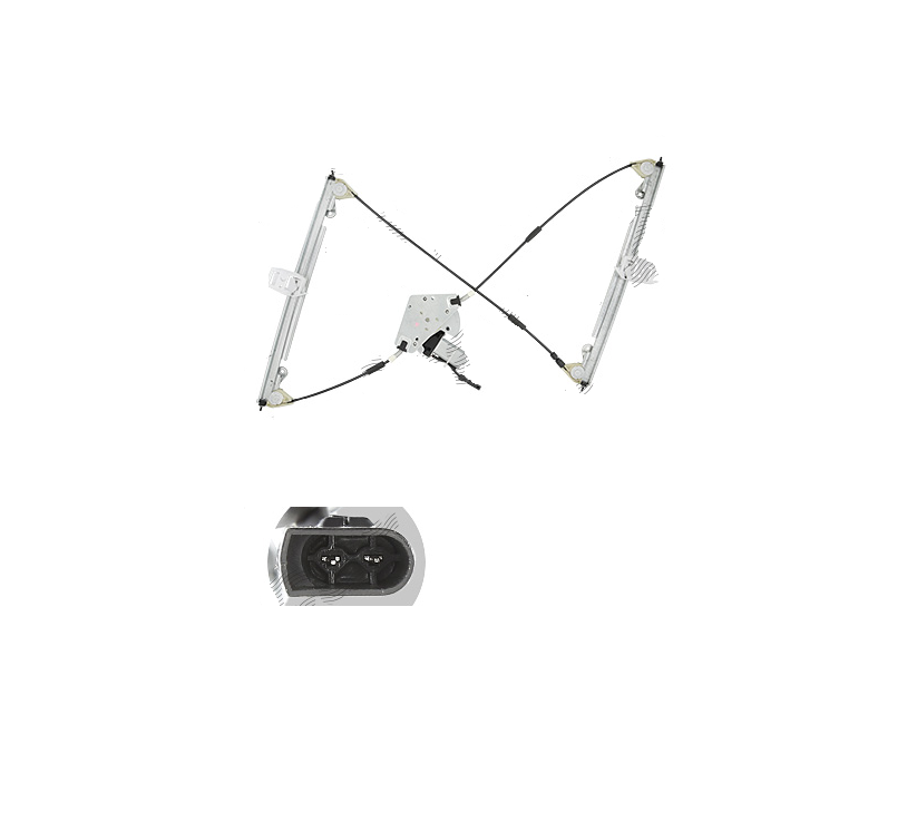 Macara geam usa fata cu motoras FORD FIESTA (JHS), 01.2002-09.2008, cu 3 usi, cu 2 pini, partea dreapta, NU este compatibil la modelele cu comfort,