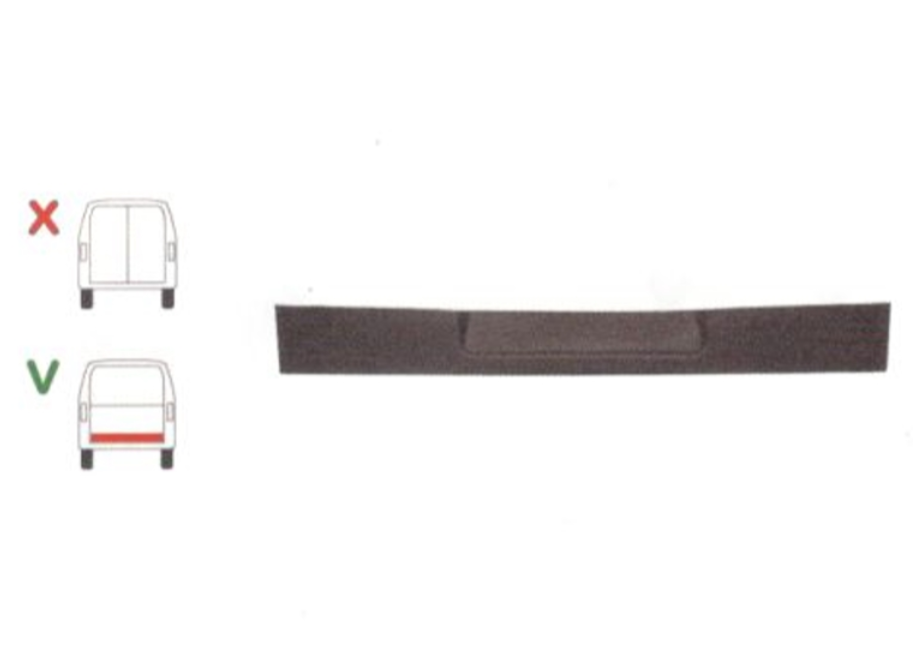 Panou reparatie hayon spate FORD TRANSIT 1985-2000, hayon; inferior; metal galvanizat; usa spate: lid; inferior,