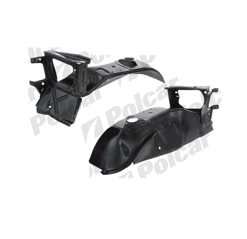 Carcasa roata fata punte fata FORD TRANSIT (VE64), 01.1991-09.1994; TRANSIT (VE83), 06.1994-07.2000, partea stanga, metal galvanizat,