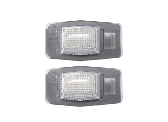 Set 2 buc lampa numar FORD ESCAPE, 02.2001-01.2008; MAZDA MPV (LW), 06.1999-05.04; MX-5 (NB), 05.1998-03.2005; TRIBUTE (J14), 01.2001-12.07, partea stanga, LED; TUNING,
