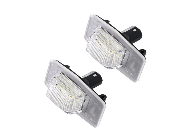 Set 2 buc lampa numar FORD ESCAPE, 02.2001-01.2008; MAZDA MPV (LW), 06.1999-05.04; MX-5 (NB), 05.1998-03.2005; TRIBUTE (J14), 01.2001-12.07, partea stanga, LED; TUNING,