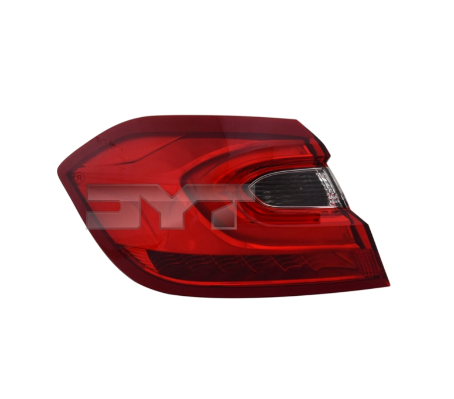 Lampa spate FORD FIESTA, 08.2017-12.2021, partea stanga, TYC, LED+P21/5W; fara suport bec; exterior; fara the Ford mark,