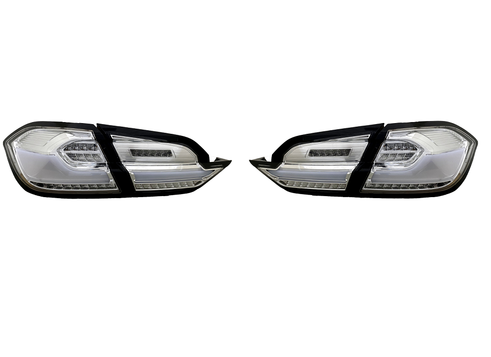 Set stopuri, lampa spate FORD FIESTA, 08.2017-, partea stanga, dynamic indicator; LED; crom, transparent; TUNING,