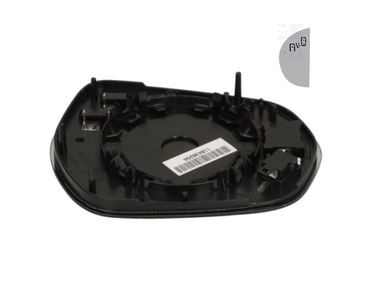 Geam oglinda exterioara FORD PUMA, 10.2019-, partea stanga, View Max, cu incalzire; sticla asferica; sticla crom; cu functie asistenta laterala,