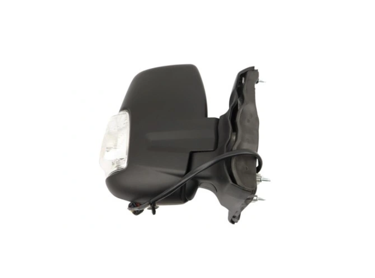 Oglinda usa exterioara FORD TRANSIT/TOURNEO, 10.2019-, partea dreapta, View Max, reglare electrica; texturat; cu incalzire; versiune scurta; sticla convexa; sticla crom; 12 gauri / 6 pini; cu semnalizare (WY16W),