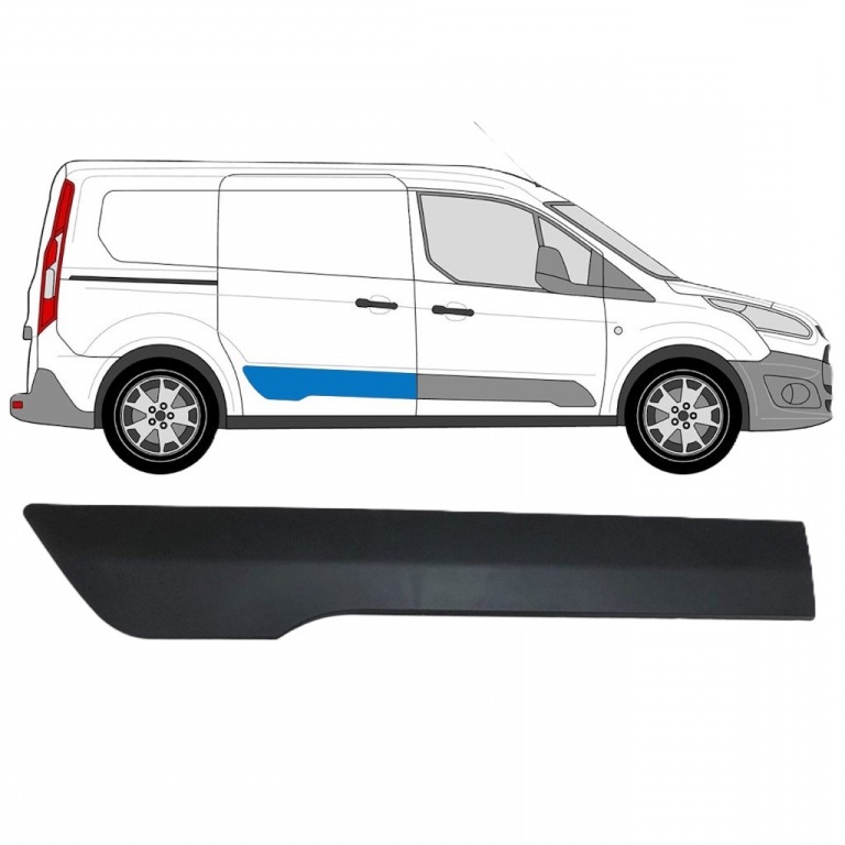 Side molding FORD TOURNEO CONNECT, 03.2013-10.2018, partea dreapta,