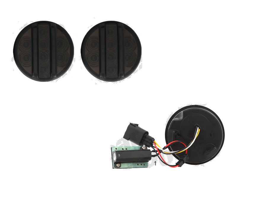 Set lampa semnalizare fata fata JEEP WRANGLER (JK), 07.2006-2015, partea stanga, LED; TUNING,
