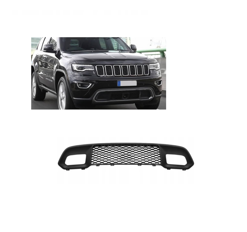 Grila bara fata JEEP GRAND CHEROKEE (WK2), 2017-, cu gauri lampa ceata; inferior,