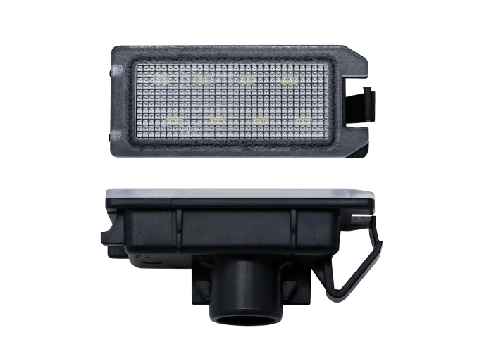 Set 2 buc lampa numar DODGE VIPER (ZB), 12.2002-01.2015; FIAT 500 (312), 2013-2015; 500, 07.2015-2019; JEEP COMPASS (PK), 2014-2017; GRAND CHEROKEE (WK2), 04.2013-2020; PATRIOT (PK), 2014-; MASERATI LEVANTE, 09.2016-2020, partea stanga, LED; TUNING,