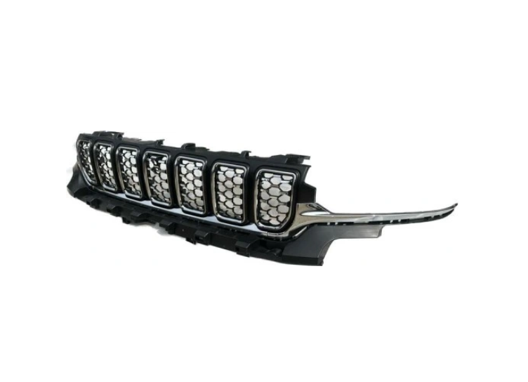 Grila masca fata JEEP GRAND CHEROKEE (WL), 21-, cu bandou cromat, rame cromate,