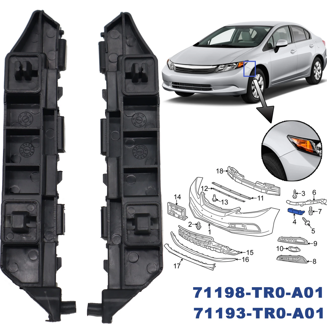 Suport bara fata HONDA CIVIC (FB) EU/US Sedan/COUPE, 09.2011-08.2016, partea stanga,