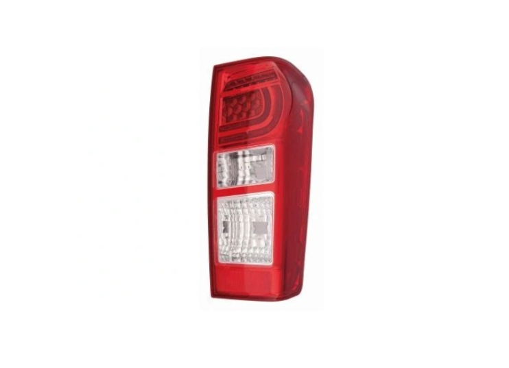 Lampa spate ISUZU D-MAX (RT-50), 2016-, partea dreapta, DEPO, LED+W5W; rosu-alb; fara suport becuri,