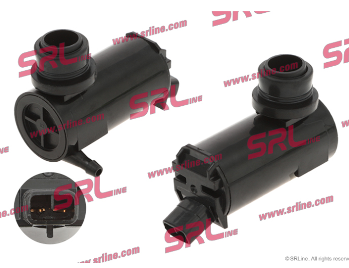 Pompa spalator HYUNDAI Accent (X-3), Coupe/Tiburon (Rd), Elantra (Xd), Lantra (J-2), Sonata (Y-3); Kia Magentis (Gd); Toyota Land Cruiser (Fj80/Fj82), SRLine, Pompa mono,