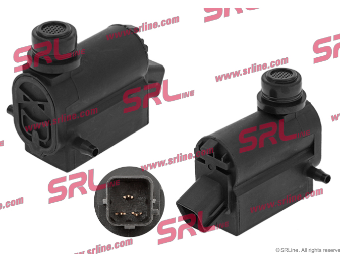 Pompa spalator HYUNDAI I20 I30 I40 Accent 1998-2006, Elantra 2000-2010, Getz 2002-2011, Matrix 20001-2006, Santa Fe Tucson KIA Sportage 2004-2015, Sorento 2006-2012, Ceed 2007-, Rio 2005-2016, SRLine, Pompa duala,