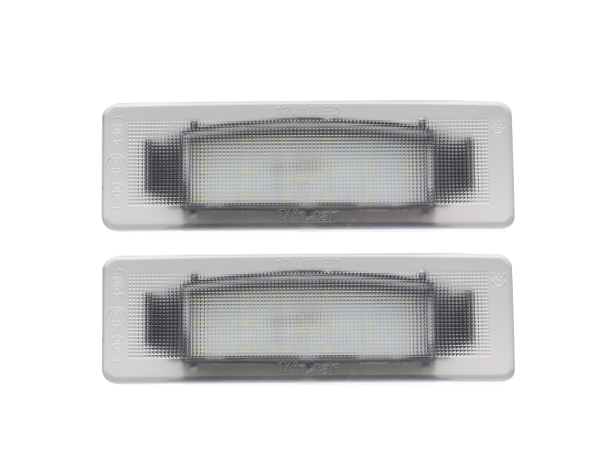 Set 2 buc lampa numar HYUNDAI SONATA (LF), 2015-08.2017; TUCSON (TL), 2019-10.2020; KIA SOUL (SK3), 04.2019-; SPORTAGE (QL), 09.2015-12.2021, partea stanga, LED; TUNING,
