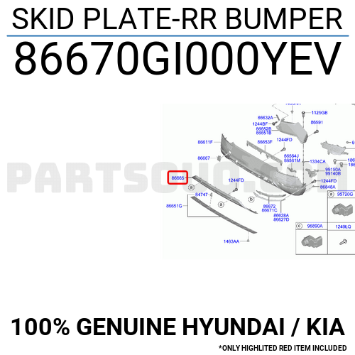 Capac bara spate HYUNDAI IONIQ 5, 06.2021-, cu 2 gauri senzori parcare; silver; inferior,