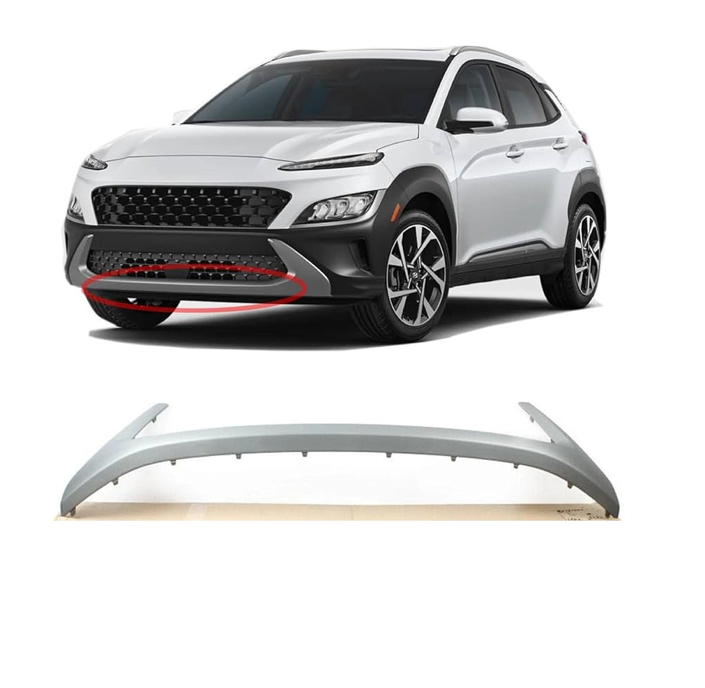 Bandou bara fata HYUNDAI KONA, 08.2020-08.2023, gri/silver; inferior,