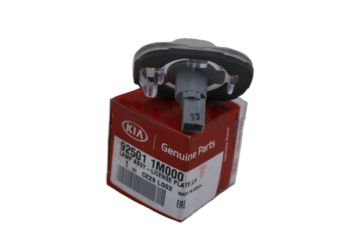 Lampa numar spate HYUNDAI ACCENT (RB), 08.2010-; SOLARIS (RB), 08.2010-; KIA VENGA (YN), 01.2010-, partea stanga=dreapta, original, fara suport becuri,