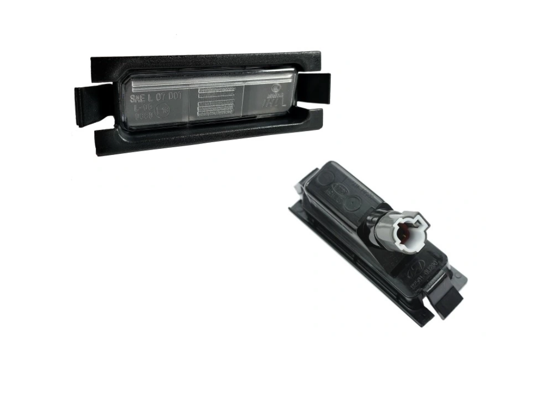 Lampa numar spate KIA RIO (UB), 09.2011-12.2016, partea stanga, original, cu soclu bec; cu cablaj,