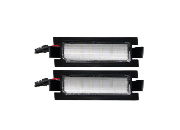 Set 2 buc lampa numar HYUNDAI I30 (GD), 03.2012-03.2017 Hatchback, 3/5 usi; KIA CEED (ED), 08.2009-08.2012; CEED (ED), 10.2006-08.2009; CEED (EU), 06.2012-12.2018 cu 5 usi, partea stanga, LED; TUNING,