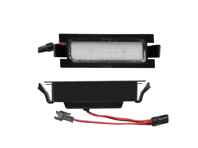 Set 2 buc lampa numar HYUNDAI I30 (GD), 03.2012-03.2017 Hatchback, 3/5 usi; KIA CEED (ED), 08.2009-08.2012; CEED (ED), 10.2006-08.2009; CEED (EU), 06.2012-12.2018 cu 5 usi, partea stanga, LED; TUNING,
