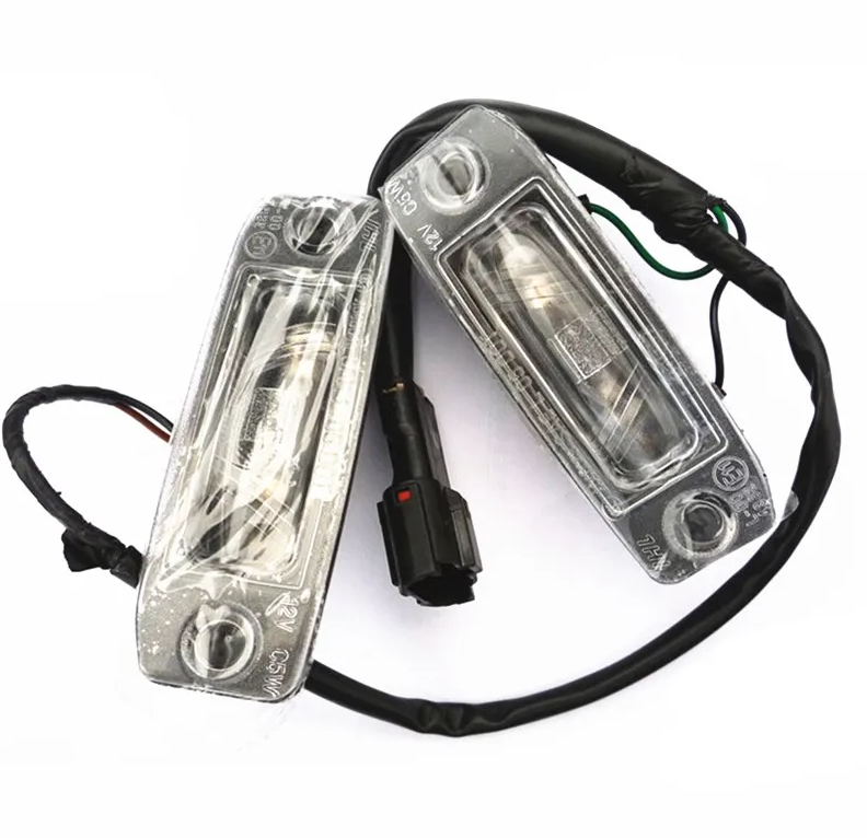 Lampa numar spate KIA SORENTO (XM), 10.2012-12.2014, partea stanga, original, cu soclu bec; cu cablaj,