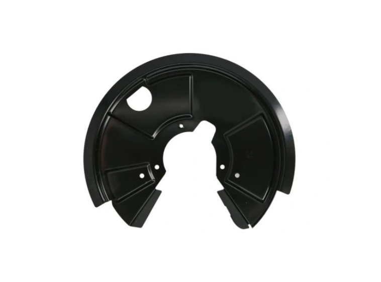 Protectie stropire disc frana spate LAND ROVER DEFENDER 90/110 (LD), 01.1990-; DISCOVERY (LJ/LT), 10.1998-05.2004; RANGE ROVER CLASSIC (AE/AN/HAA/HAM/HBM/HAA/RE/RN), 06.201970-12.1996, dreapta, metal 1, 0 mm; cu ABS, OE : LR017960; SMD100260; SMD100261,