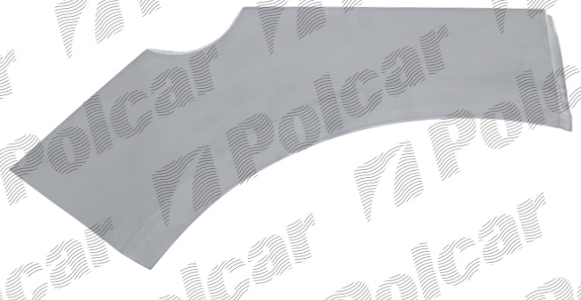 Segment reparatie aripa spate LAND ROVER FREELANDER (FA), 11.2006-11.2014, partea dreapta, spate; metal galvanizat,
