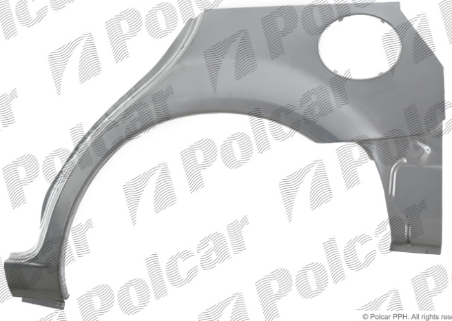 Segment reparatie aripa spate MAZDA 6 (GG/GY), 06.2002-11.2007, partea stanga, modele cu 5 usi,