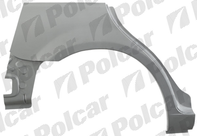 Segment reparatie aripa spate MAZDA 6 (GG/GY), 06.2002-11.2007, partea dreapta, metal galvanizat, Model COMBI, Estate,