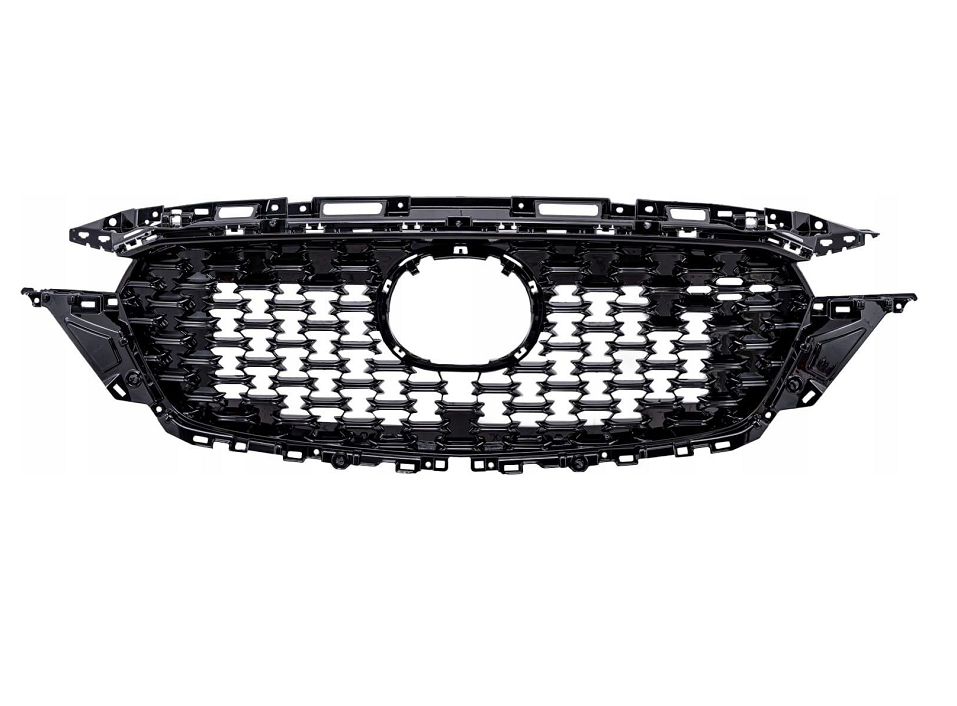 Grila masca fata MAZDA CX-5, 02.2022-, model : Carbon Edition, cu ornamente negre; negru; complet,