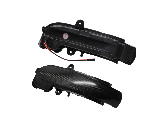 Set lampa semnalizare oglinda MERCEDES Clasa C (W203) 05.2000-03.2007; Clasa C SPORTCOUPE (CL203), 11.2000-05.2008, partea stanga, dynamic indicator; LED; fumuriu; TUNING,