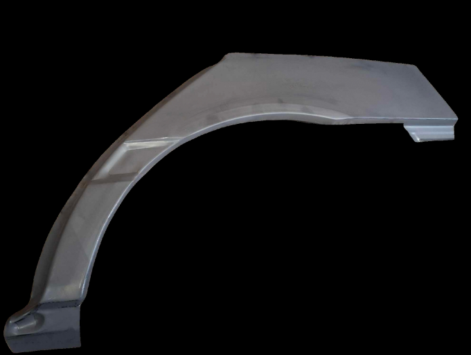 Segment reparatie aripa spate spate MERCEDES Clasa C (W203) 05.2000-03.2007, partea stanga, metal galvanizat, Sedan,