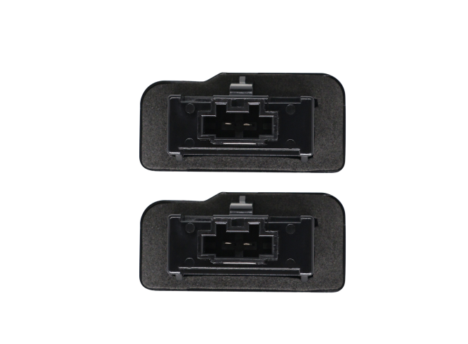 Set 2 buc lampa numar spate MERCEDES Clasa C (W203) 05.2000-2007; Clasa CLS (C219), 10.2004-01.2011; Clasa E (W211) Sedan, 2002-12.2009; Clasa SLK (R171), 11.2004-03.2011; TESLA MODEL S, 06.2012-, partea stanga, LED; TUNING,